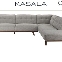 Kasala  Gray Sectional 