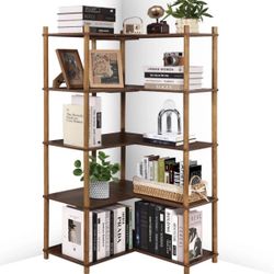 New In Box! YGYQZ Corner (31.5”x11.81”x51.49”) Bookcase / Bookshelf $60 (#1001)