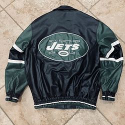 New York Jets mug and jacket $125.00 BOTH, CASH TEXT FOR PRICES.