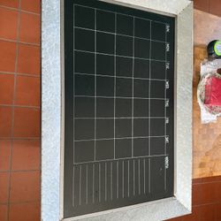 chalkboard wall calendar rustic like new