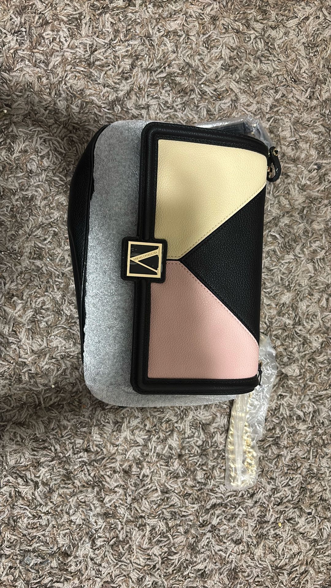 Victoria’s Secret Pink, Beige And Black Purse