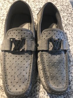 Louis Vitton Monte Carlo Moccasin Grey Suede