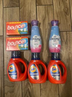 Detergent Tide Downy and dryer sheets All For $25