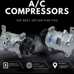 Compresores NUEVOS para Carros Y Camionetas- GRAN CALIDAD AL MEJOR PRECIO