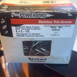 Stainless Trim Screws