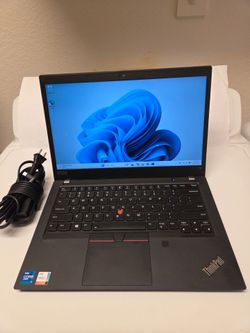 Lenovo ThinkPad T14 Gen 2 14" Touchscreen i7-1185G7 11th 512 GB M.2 NVMe SSD 16 GB ram memory