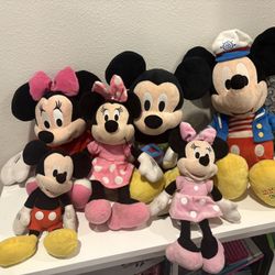 Disney Mini & Mickey Mouse Plush Toys