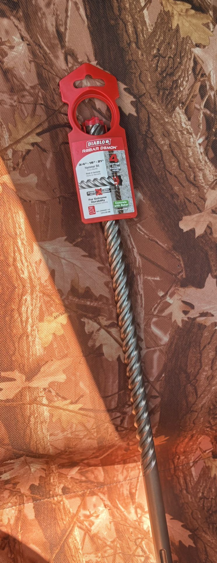 LIMITED TIME!!! Rebar Demon SDS-Max 4-Cutter Full Carbide Head Hammer Drill Bit