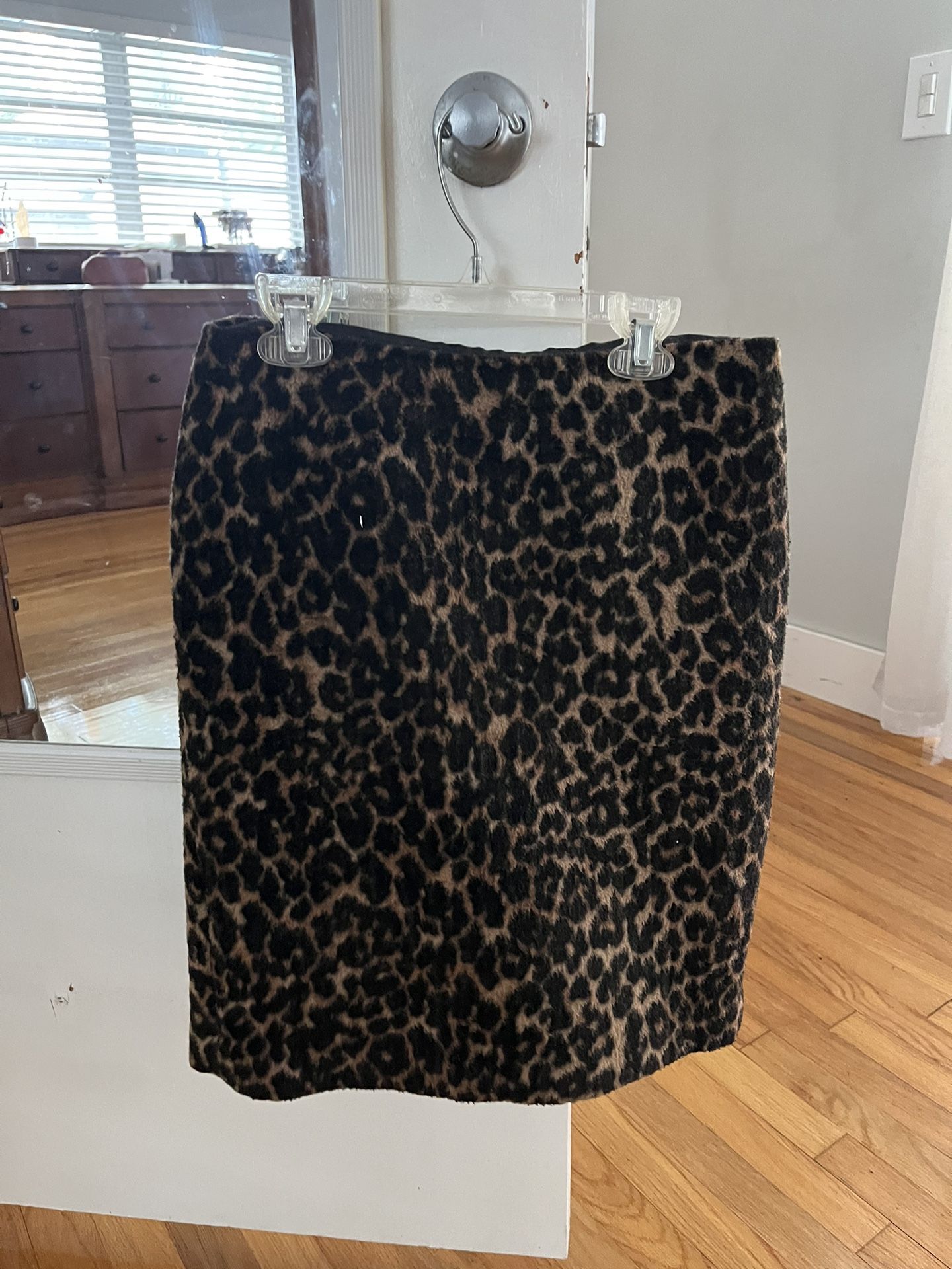 cheetah print skirt