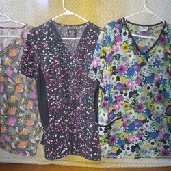 Women's Scrub Tops Size XL