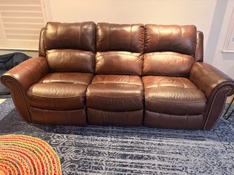 Leather Sofa- real leather from Ashley