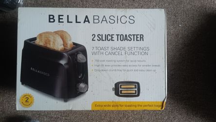 Bella Basics 2 Slice Toaster