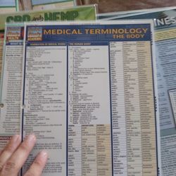 Quick Study Guide Reference Medical Terminology, First Aid, Medical Marijuana 