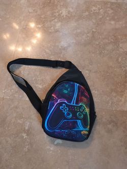 Video Game Controller Shoulder Sling Bag Backpack