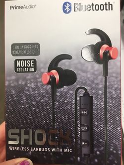 NWT Bluetooth wireless earbuds with mic