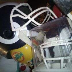 RAMS CHARGERS RAIDERS 49RS DALLAS MINI HELMET 