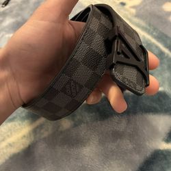 All Black LV Belt