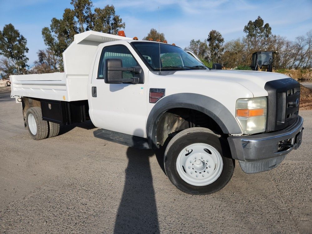 2008 FORD F550 DUMP TRUCK F550