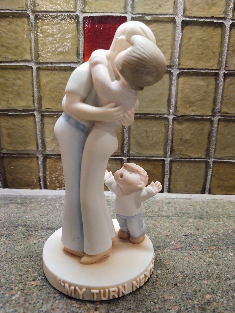 Vintage Porcelain Family Circus Figurine