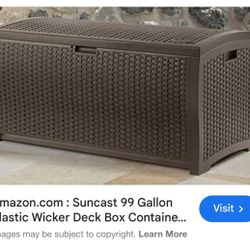 73 Gallon Deck Box- Suncast