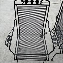 2 PATIO CHAIRS