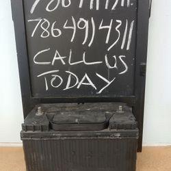 Semi Truck Interstate Batteries 