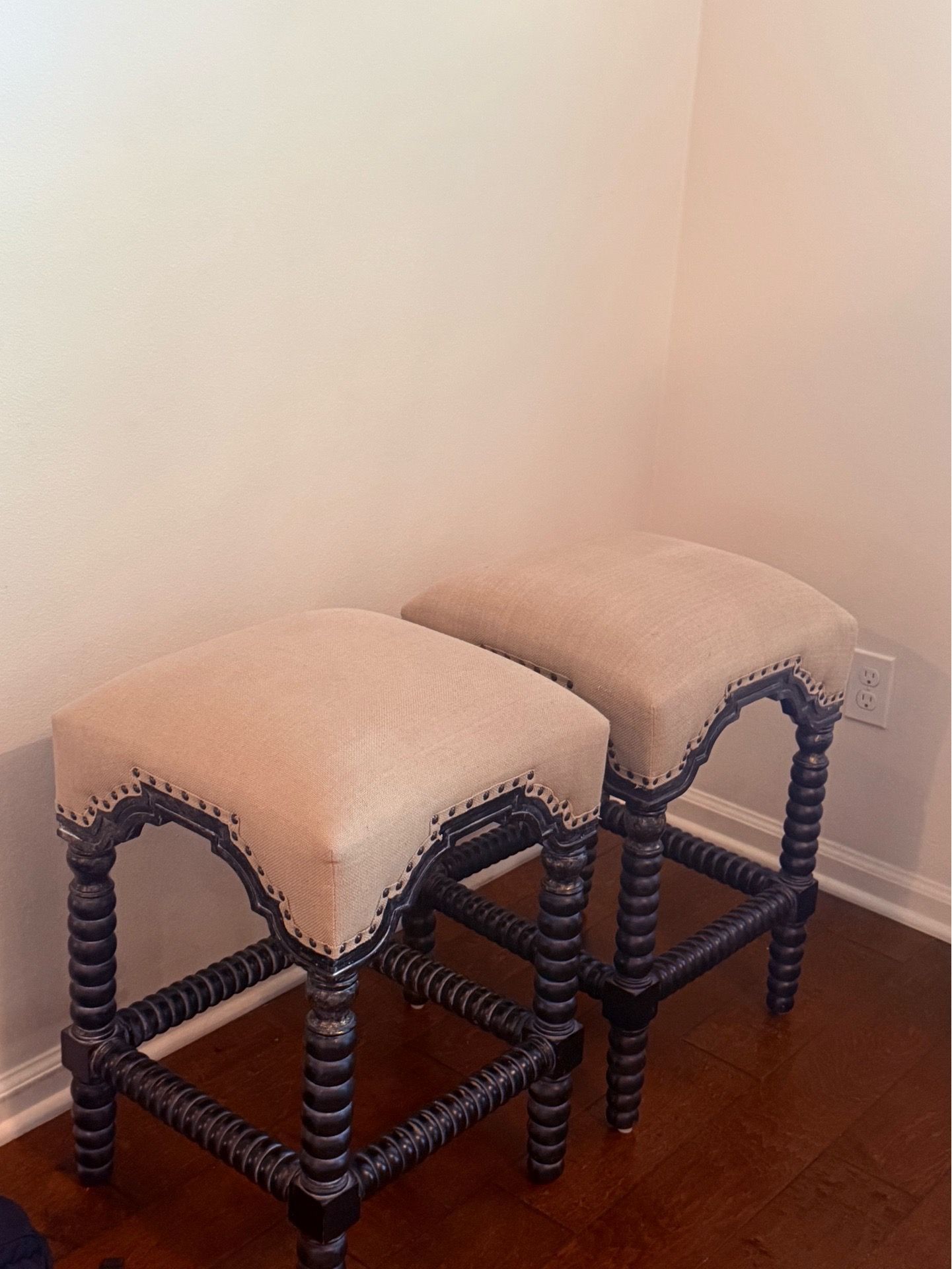 Two bar stools