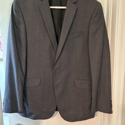 Kenneth Cole Reaction Gray Blazer Sport Jacket Mens 40S