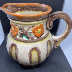 Vintage European Handmade Pitcher
