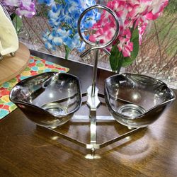 Mid Century Modern Relish Dip Set