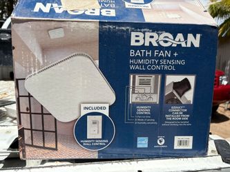 New bathroom fan