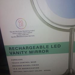 Enhance Chargeable LED Vanity Mirror