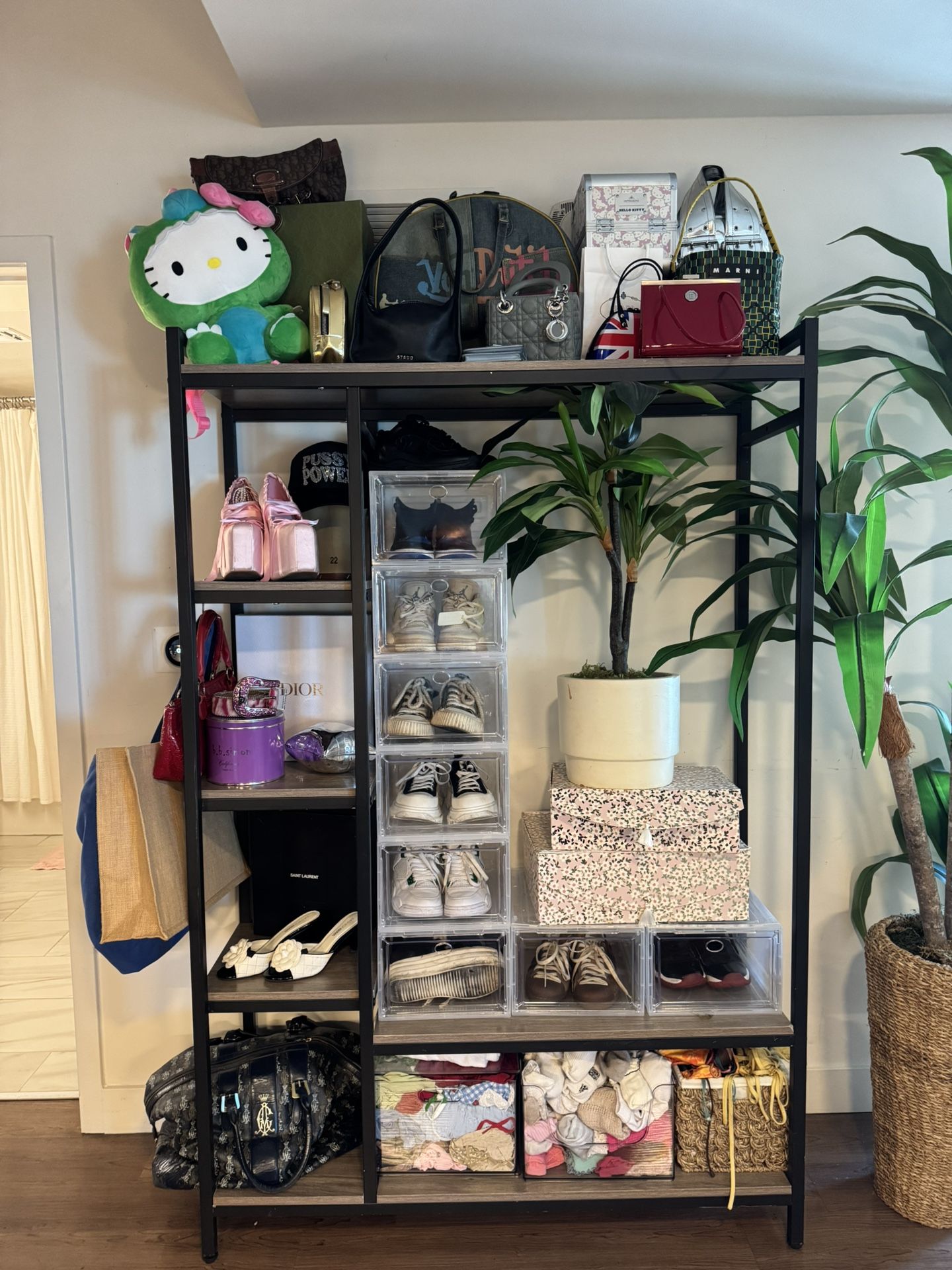 Organizing Clothes Rack Closet Addition