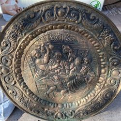 Antique Bronce Plate