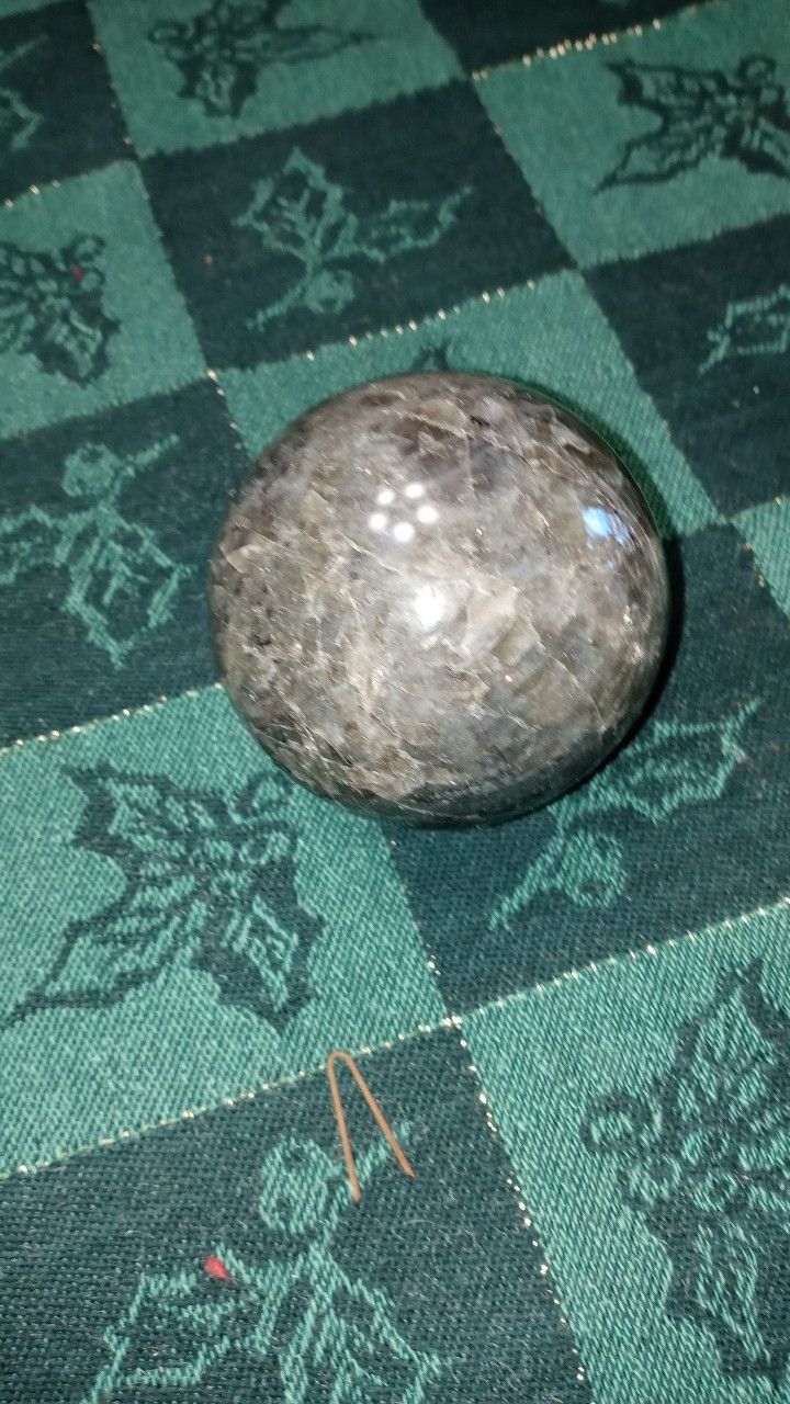 500g Natural Labradorite Crystal Orb Gemstone Spear Ball Reiki Healing