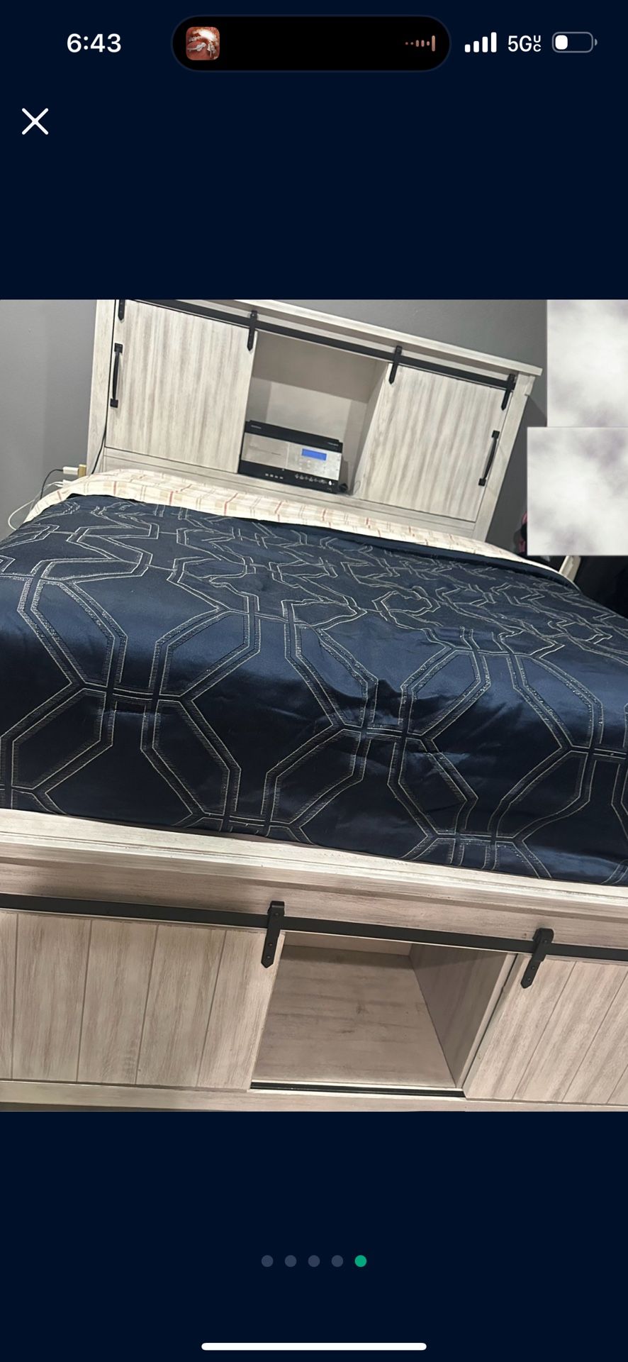 White Montana 2 Pcs Bedroom Set