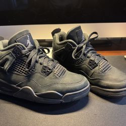 Nike Air Jordan AJ4 Black Cats Size 6Y Youth No Box