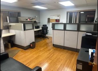 3  Cubicle Desks in good condition $1300 O.B.O