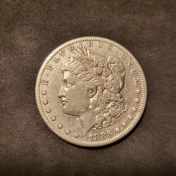 1885 S  MORGAN SILVER DOLLAR 