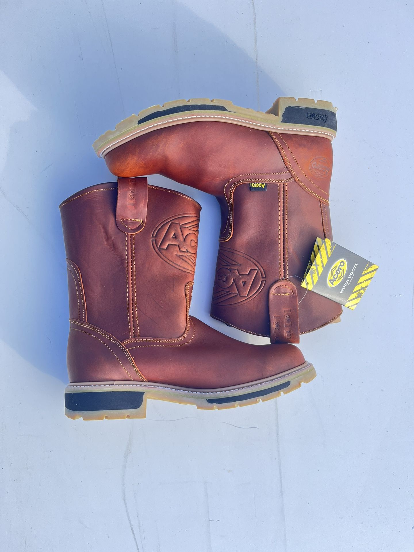 Men’s Acero Working Boots (brown) %50 OFF SALE!!