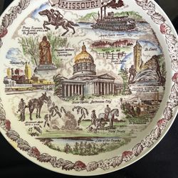 Missouri Vernon Kilns Plate 