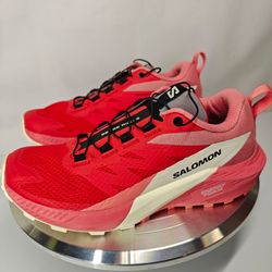 Size 6 US Women's Salomon Women's Sense Ride 5 trail running shoes 'Tea Rose'