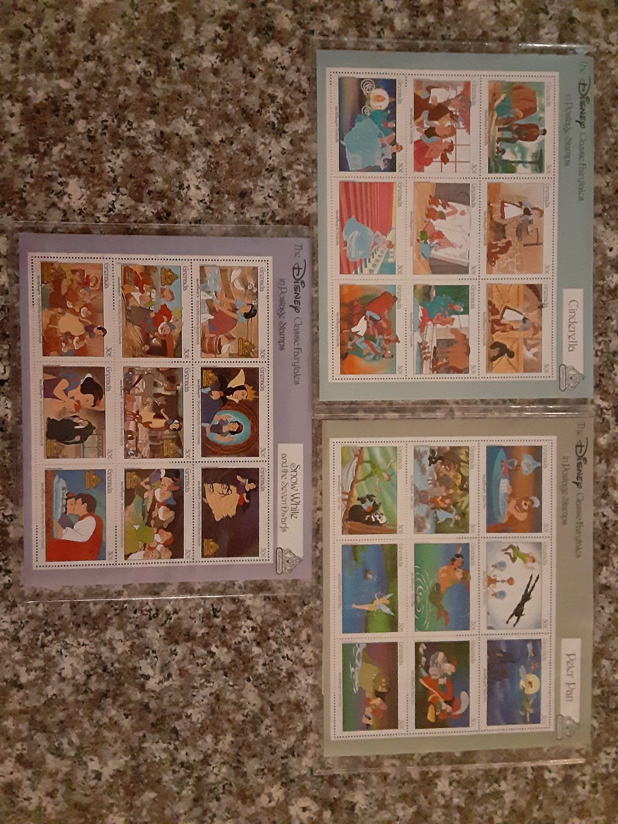 Disney stamp collection