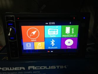 New double din , GPS , DVD , Bluetooth , USB , Auxiliar
