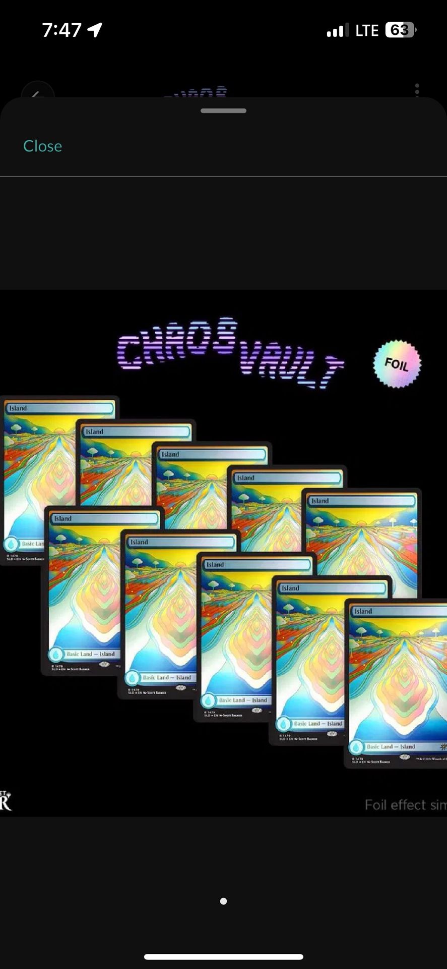 Strange Sands Islands Foil - Chaos Vault