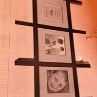Fecto Picture Black Criss-cross Shadowbox with Frost picture frame 3 in x 3 in