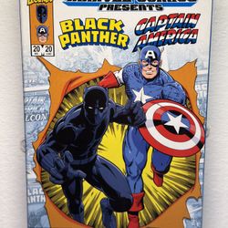 Marvel Legends Retro 2 Pack Black Panther & Captain America