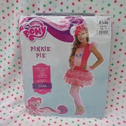 My Little Pony 5pc Pinkie Pie Deluxe Full Costume Tween Child Large 12-14