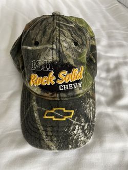 Chevy 1911 Embroidered Rock Solid Realtree Hunting Hat Cap Adjustable Strap