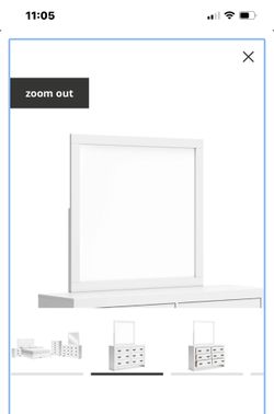 Free White Dresser Mirror